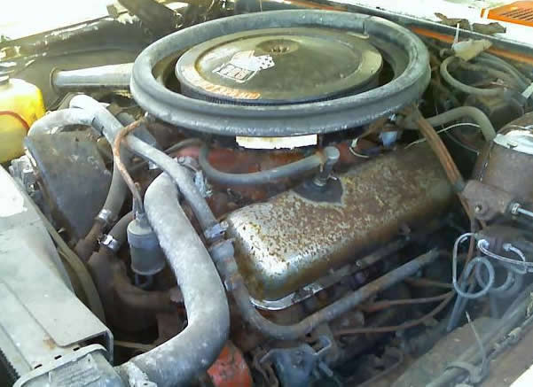 1969 Chevy Camaro Pace Car Engine