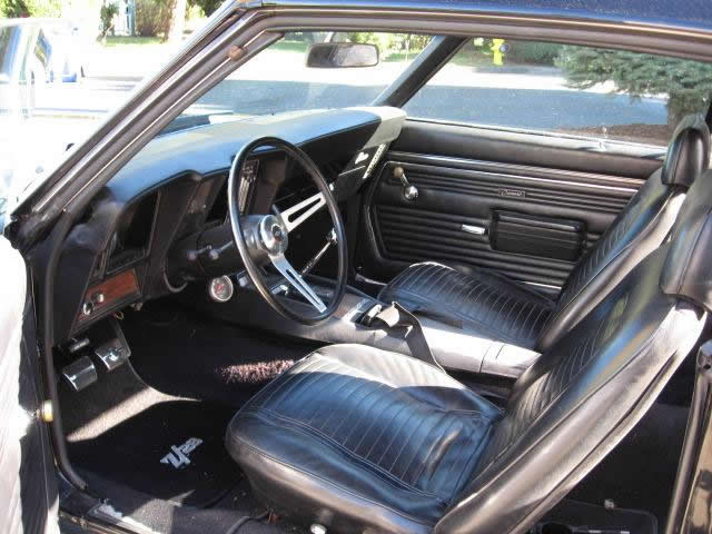 1969 Z28 Chevy Camaro Interior